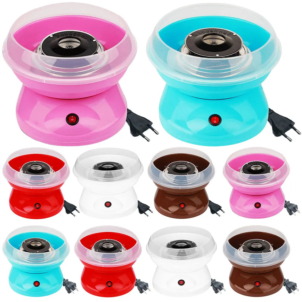 Electric Cotton Candy Machine – Mini Sugar Floss Maker for Kids & Parties