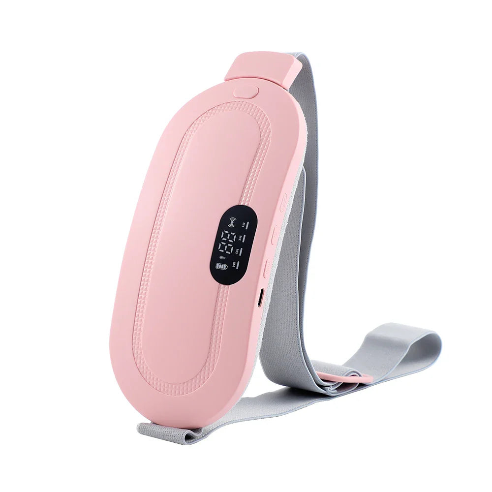 Menstrual Pain Relief Belt – Rechargeable Heating Waist Belt for Period Cramps & Back Pain