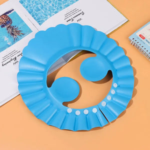 Pack of 2 Kids Shower Cap – Adjustable Baby Bath Shampoo Shield Hat