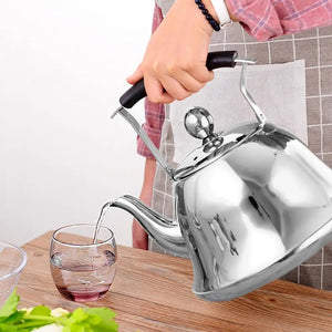 Stainless Steel Tea Kettle – Premium Golden Teapot for Kitchen & Tea Lovers