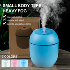 USB Humidifier Air Freshener – Quiet Mist Diffuser with LED Lights | Portable Room Moisturizer