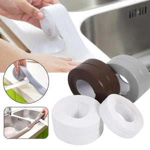 PVC Sealing Strip Tape – Waterproof Kitchen & Bathroom Gap Seal (Self-Adhesive)