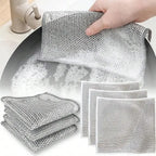 Wire Cleaning Cloth (Pack of 10) – Heavy Duty Metal Scrubber Pads | Non-Scratch Kitchen Cleaning Cloth