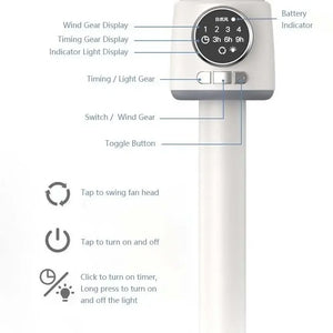 Air Circulation Fan (Jumbo) – Powerful Stand Fan | 360° Cooling Airflow for Home & Office