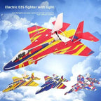 Electric Airplane Toy for Kids | LED Light Flying Glider Aircraft