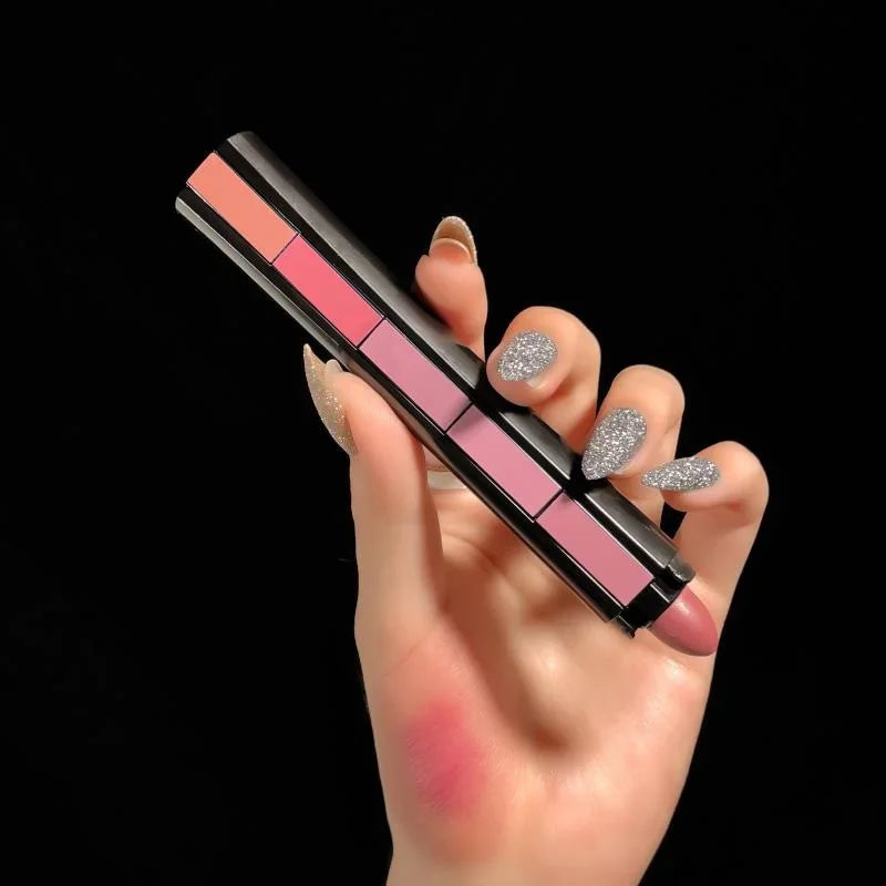 5 in 1 Lipstick Palette – Multi Shade Matte Lipstick Stick | Long Lasting Travel Friendly Lip Colors