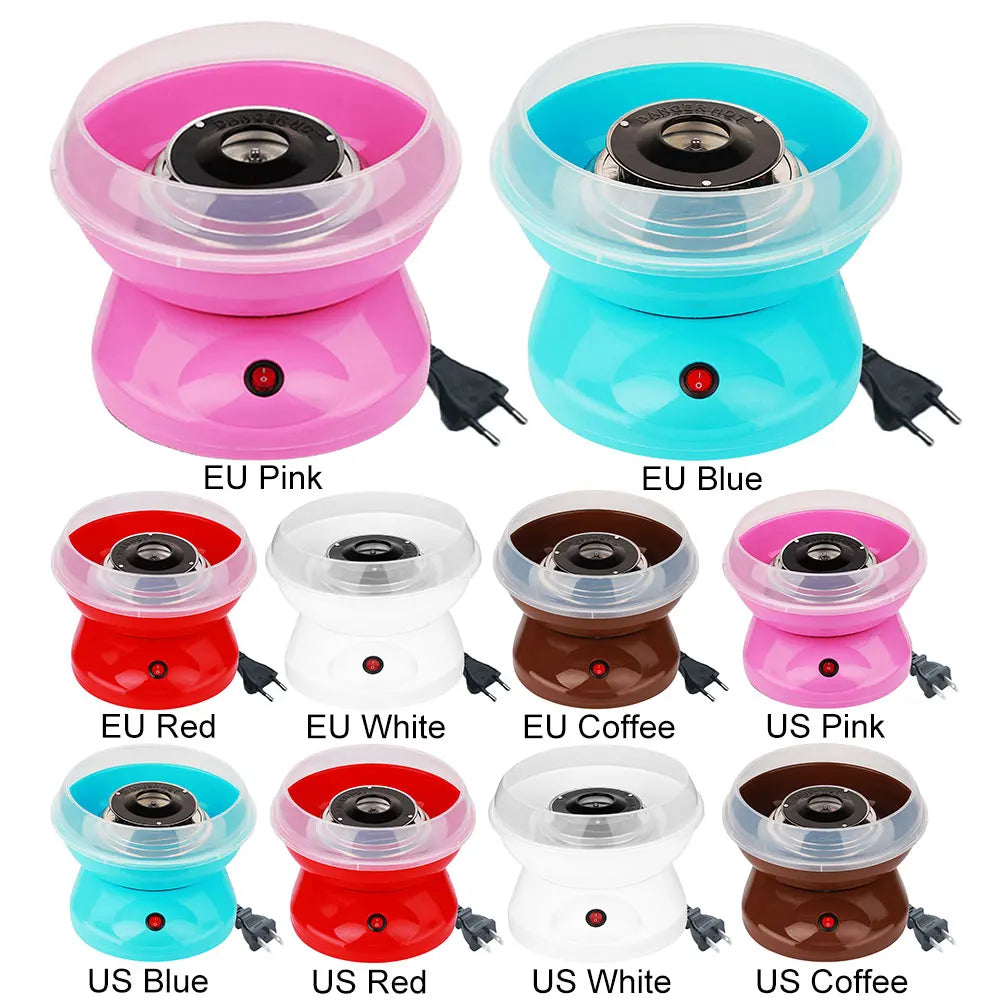Electric Cotton Candy Machine – Mini Sugar Floss Maker for Kids & Parties