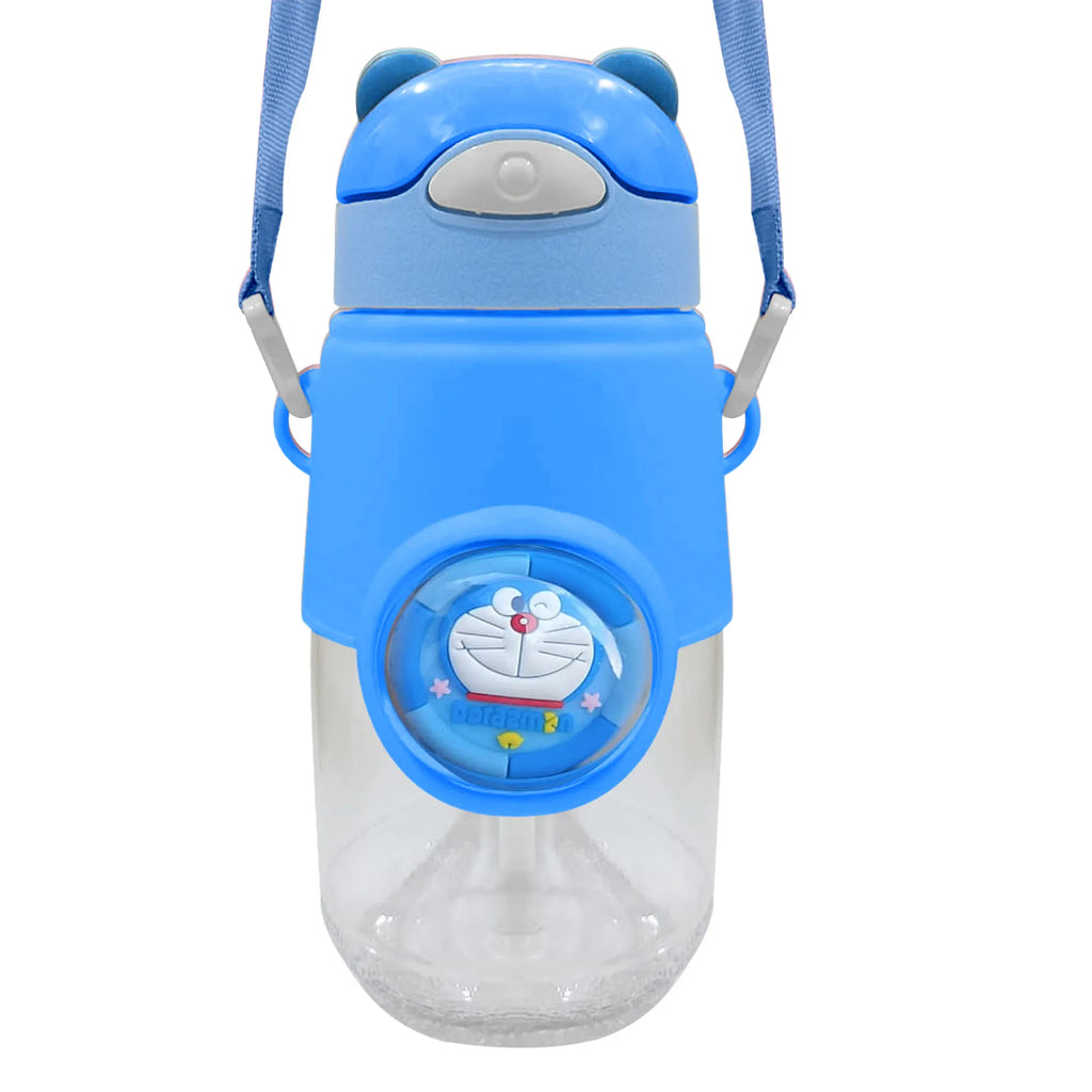 Fancy Style Mighty 3D Cartoon School Bottle – Kids Straw Water Bottle (Leakproof)