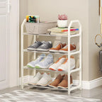 4 Tier Shoe Rack – Space Saving Shoe Organizer Shelf for Home & Entryway