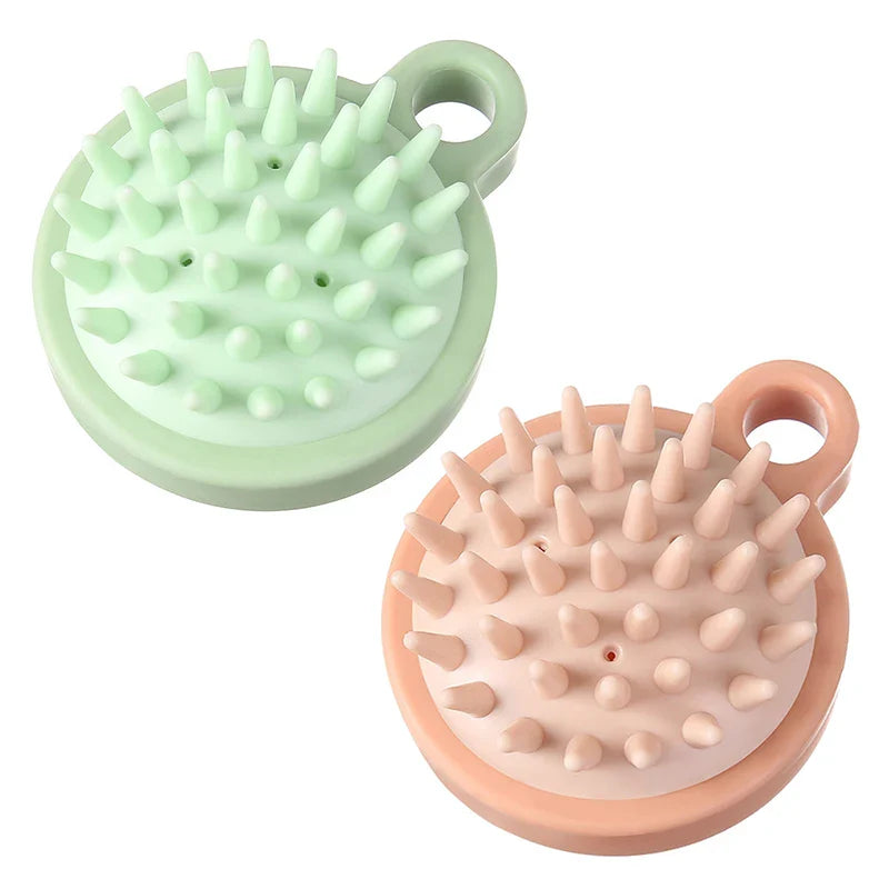 Pack of 2 Silicone Scalp Massage Shampoo Brush – Soft Hair & Scalp Cleaner