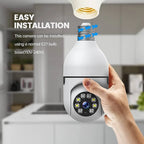 WiFi Bulb Camera 360° – HD Security Camera with Mobile App