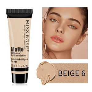 Miss Rose Matte Foundation – Long Lasting Full Coverage Liquid Foundation