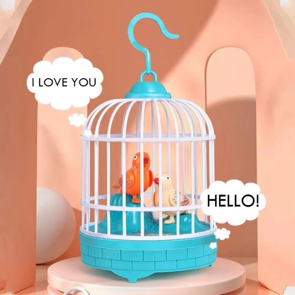 Bird Cage Toy for Kids – Musical Light-Up Bird Cage with Sound & Motion