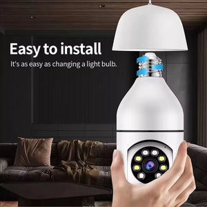WiFi Bulb Camera 360° – HD Security Camera with Mobile App