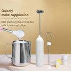 Rechargeable Coffee Beater – Electric Milk Frother | Double Loop