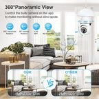 WiFi Bulb Camera 360° – HD Security Camera with Mobile App