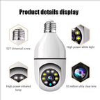 WiFi Bulb Camera 360° – HD Security Camera with Mobile App