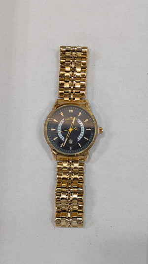 Danel Imperial Golden & Black Dial Men Watch