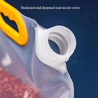 (Pack of 3) 3 Liters Reusable Moisture Proof Sealed Rice Packaging Kitchen Insect Proof Grain Storage Food Grade Bags