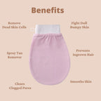 Buy 1 get 2 Free Exfoliating Gloves Bath Washcloth Scrub Mitt for Body – Reveal Your True Glow!