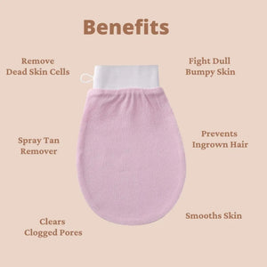Buy 1 get 2 Free Exfoliating Gloves Bath Washcloth Scrub Mitt for Body – Reveal Your True Glow!