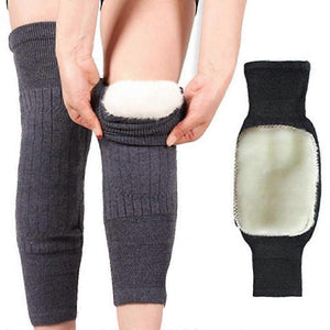 Thick Warm Wool Knee Warmer Pads – Super Elastic Knee Support Protector