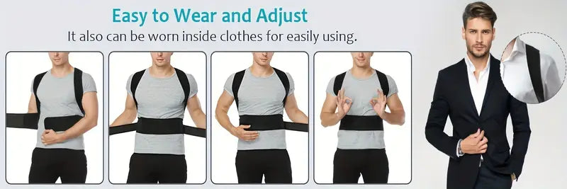 Adjustable Posture Corrector Belt for Waist and Back Support