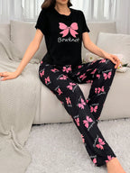 Black Bowknot Nightwear