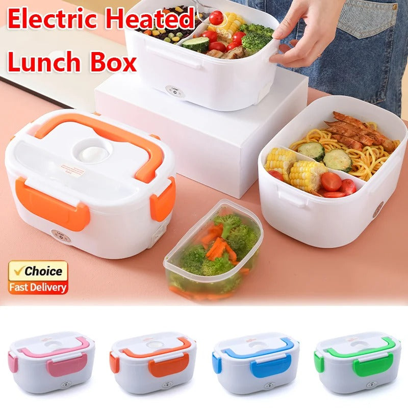 Electric Heated Lunch Box – Portable Food Warmer for Office & Travel