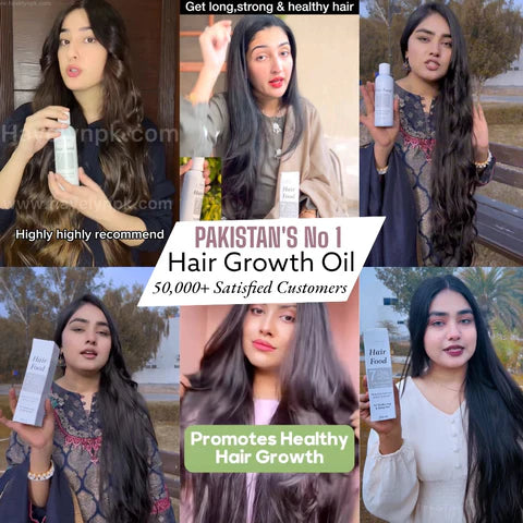 Hair Food Oil 100% Natural 7in1 Oil Mixture with more than 30 Herbs