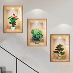 3D Plant Wall Stickers (Set of 3)