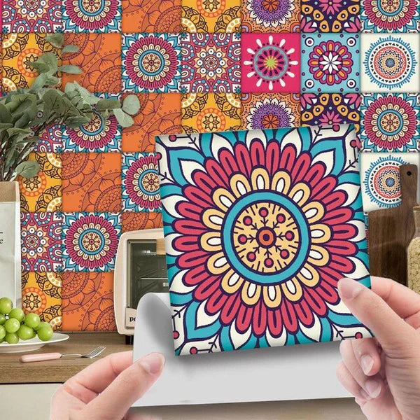 50Pcs Walls Self Adhesive Tile Sticker For Home Decor