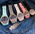 (Pack of 3) ADAMO Joker Smile Kids Digital Unisex Watch For Boys and Girls
