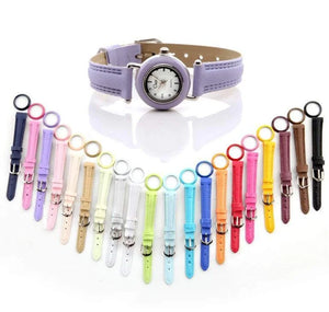 Interchangeable Ladies Watch Set Bands With 2 Watches and 21 Straps for Use in Every Occasion