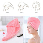 Quick-Dry Hair Drying Head Towel Wrap