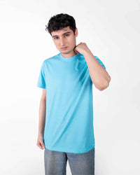 Sky Blue Basic T-Shirt