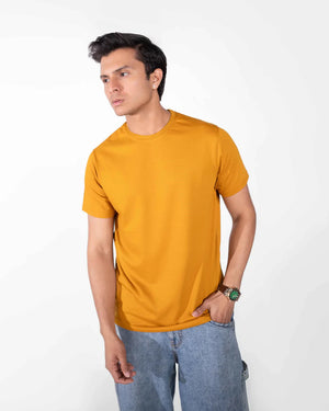 Mustard Basic T-Shirt