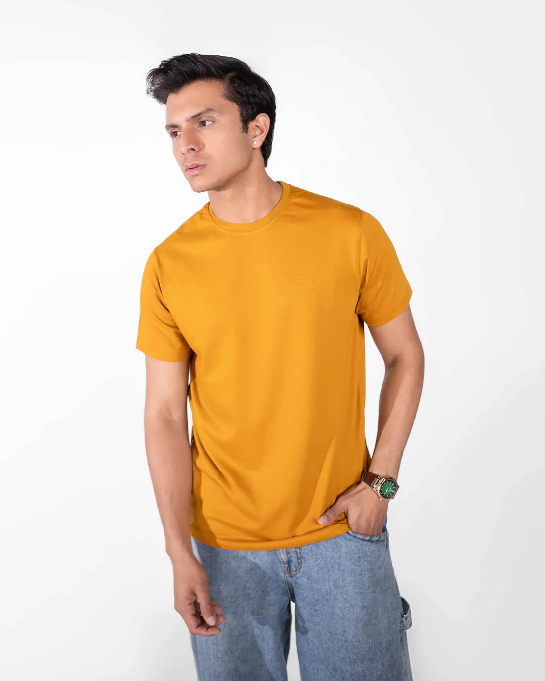 Mustard Basic T-Shirt
