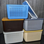 Deluxe Storage Basket With Lid