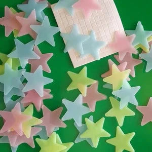 100Pcs Self Adhesive Glow-in-the-Dark Stars