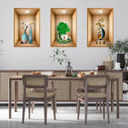 3D Plant Wall Stickers (Set of 3)