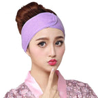 2Pcs Adjustable Soft Facial Head Band For Women