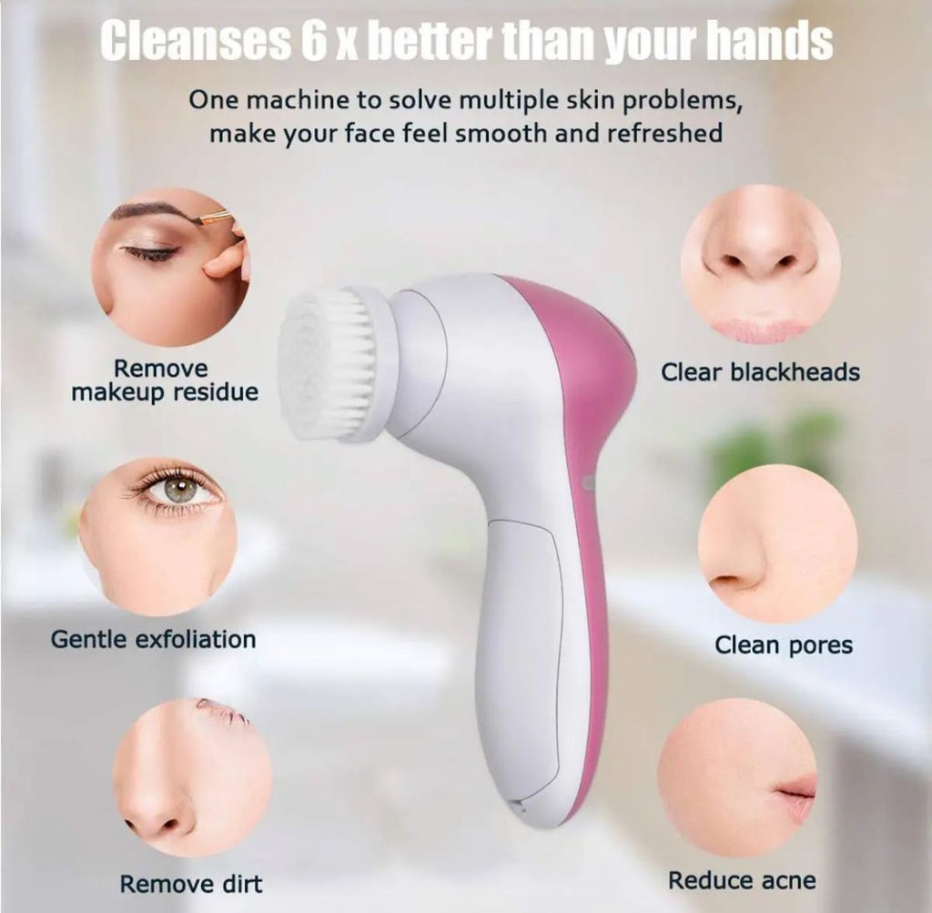 Mega Sale Offer - Imported 5 in 1 Beauty Care Massager Cell Operated Trendy & Luxurious Rs 899