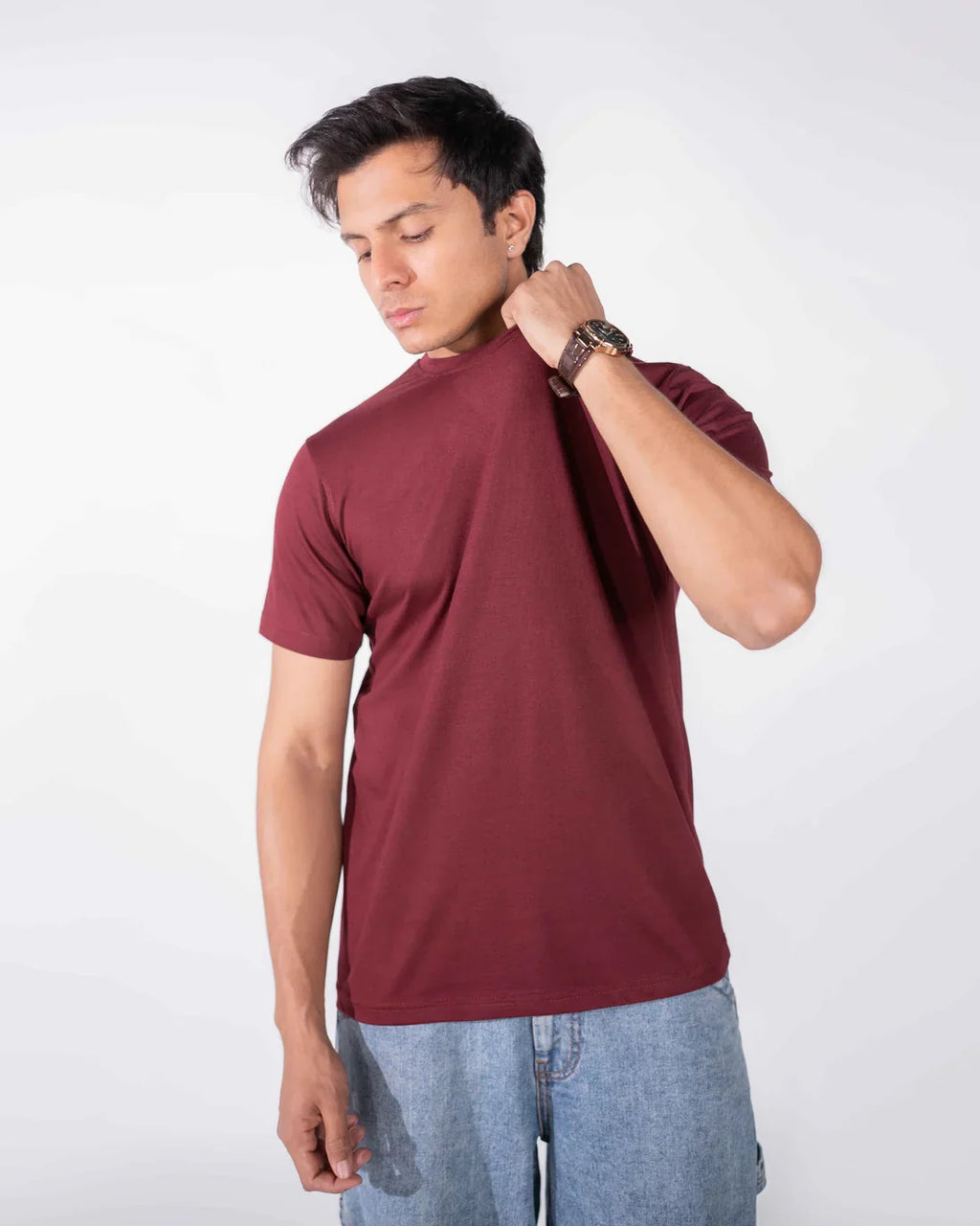 Maroon Basic T-Shirt