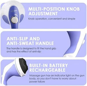 Electric Relax and Spin Tone Handheld Full Body Massager For Men and Women Use