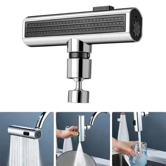 Multifunctional 360 Degree Rotatable Universal Shower Head with 4 Adjustable Water Flow Modes for Enhanced Experience