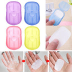 Handy Travel Portable Anti-Bacterial Clean Paper Soap 20Pcs (Pack Of 2)