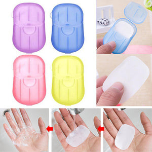 Handy Travel Portable Anti-Bacterial Clean Paper Soap 20Pcs (Pack Of 2)
