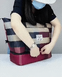 Large Capacity Folding Travel Bag Lightweight Waterproof Carry-on Luggage Bags