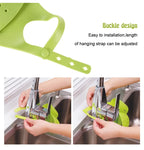 (Pack of 3) Kitchen Bathroom Sponge Soap Water Draining Hanging Plastic Holder Organizer